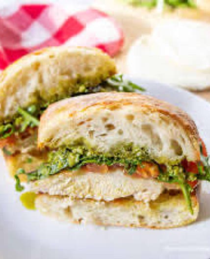 Pesto chicken sanwich