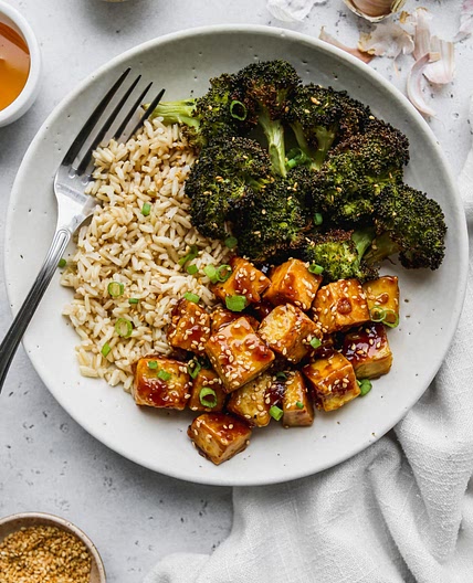 Easy Honey Garlic Tofu