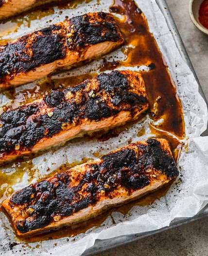 25-Minute Baked Chili Salmon