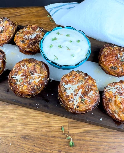 Rustic Parmesan Potato Pucks