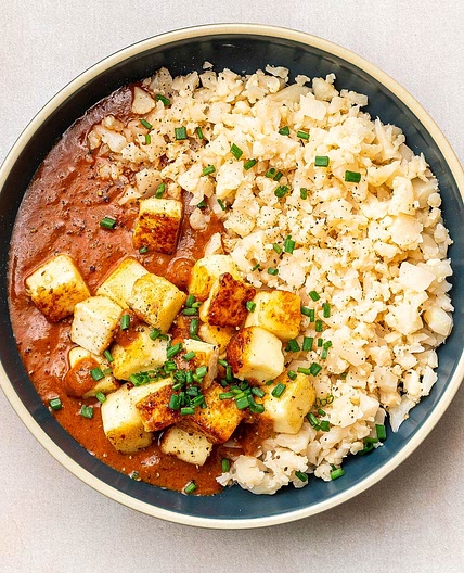 Paneer Tikka Masala + Cauliflower Rice