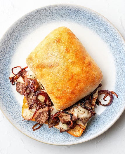 Deluxe Lamb Sandwich with Caramelized Onions