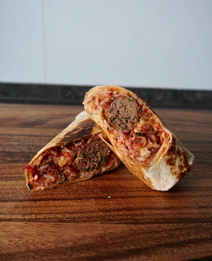 Meat ball Burrito