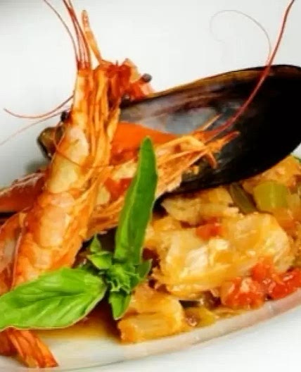 Cataplana de Bacalao y Camarón