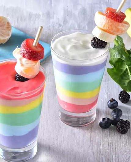 Smoothie Arcoíris Tropical