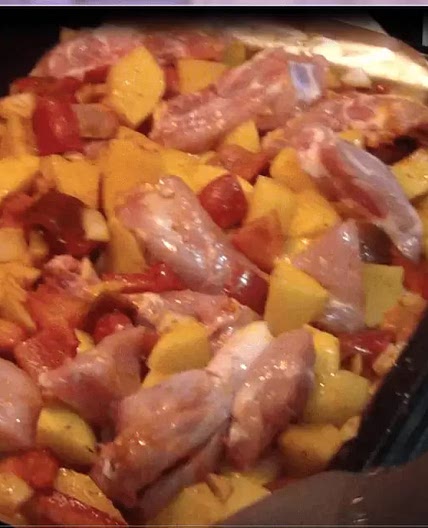 Pollo con Verduras al Horno