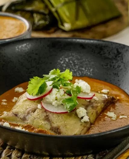 Tamal de Frijol con Puerco