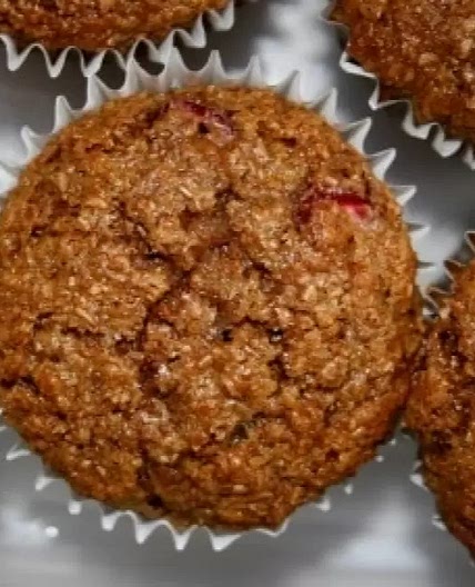 Panquecitos de All-bran con Arándanos