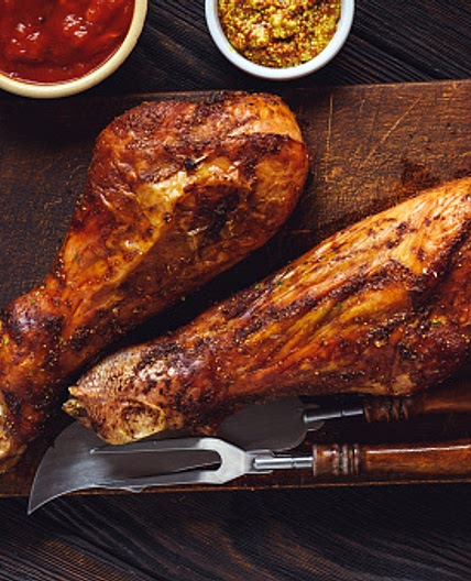 Muslos de pavo al horno