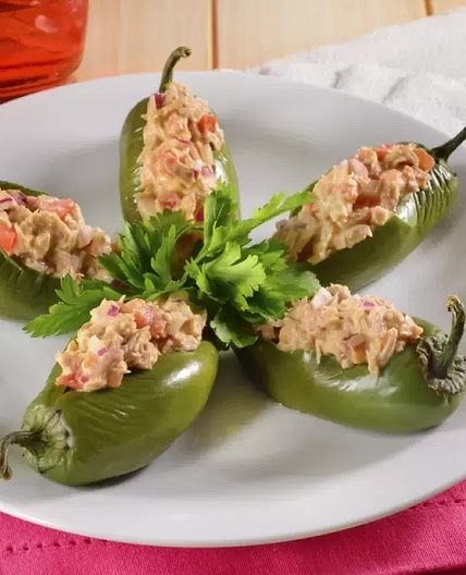 Chiles Jalapeños con Atún a la Mexicana