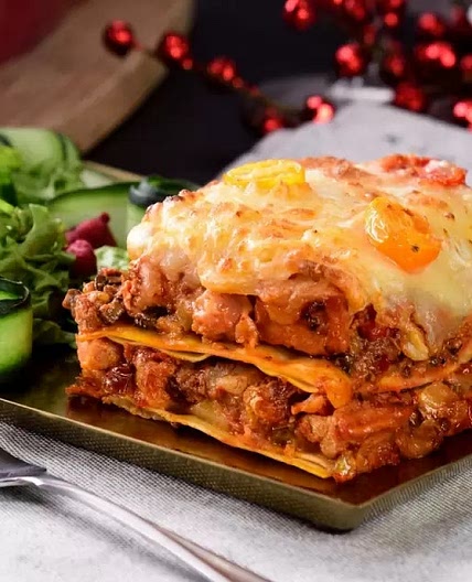 Lasaña Navideña de Atún