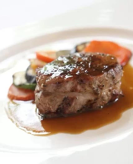 Filete de Res Marinado en Cafe