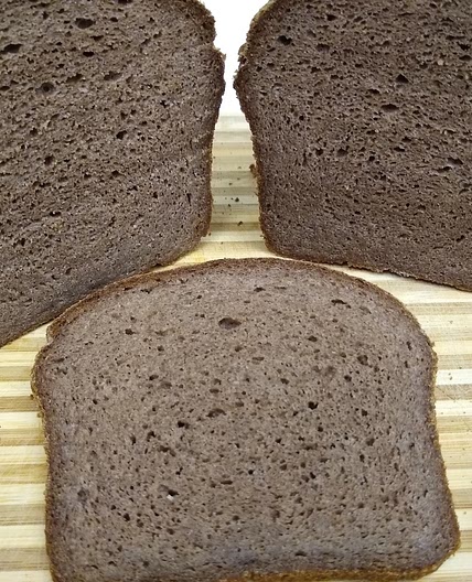 Dark Teff Sandwich Bread (Gluten-free, Vegan)