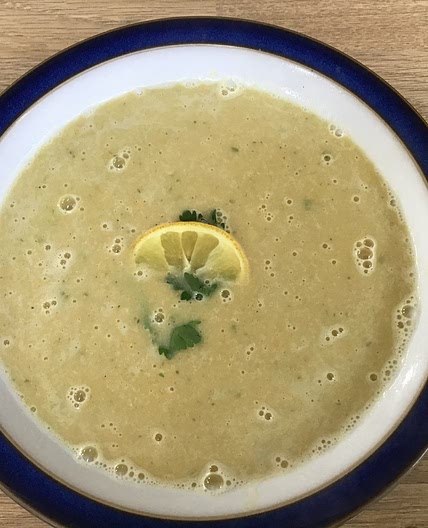 Lemony chickpea soup