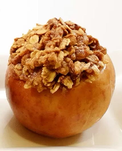 Manzanas al Horno con Avena y Nueces