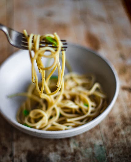 Broad Bean Spaghetti