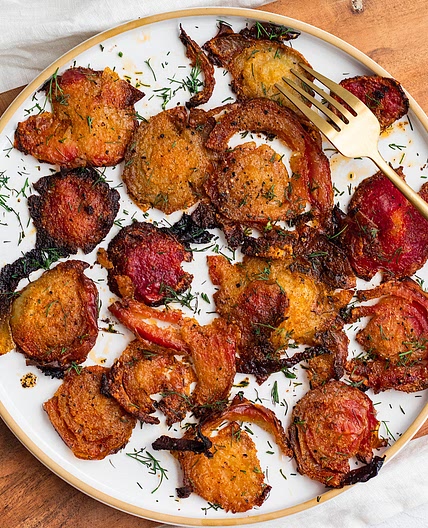 Crispy Baked Smashed Beets
