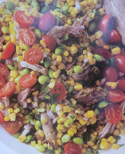 Fiesta Pork and corn salad