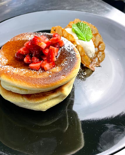 Sourdough Souffle Pancakes