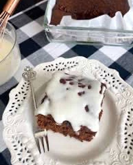 Iced Gingerbread Cake