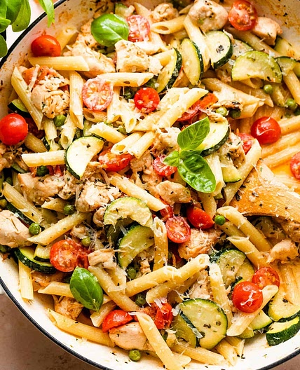 Chicken and Pasta Primavera