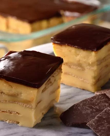 Pastel de Crema Pastelera sin Horno