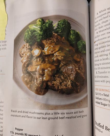 p218 Meatloaf with Mushroom Gravy
