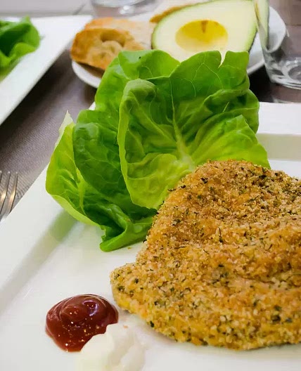 Pollo Horneado Empanizado