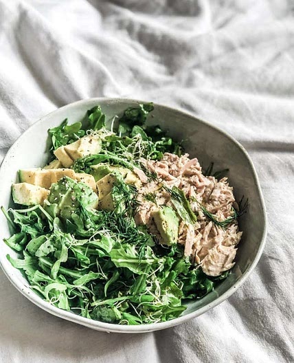 Creamy Tune & Rocket Salad