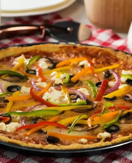 Pizza sin Gluten Vegetariana