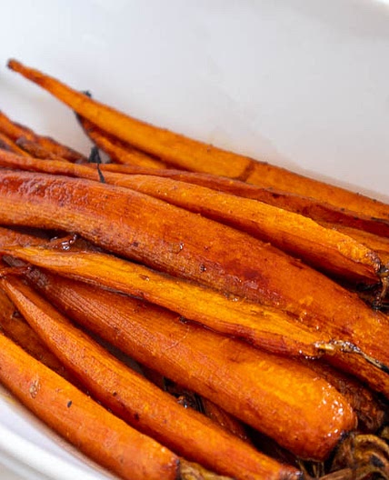 Air Fryer Maple-Balsamic Glazed Carrots