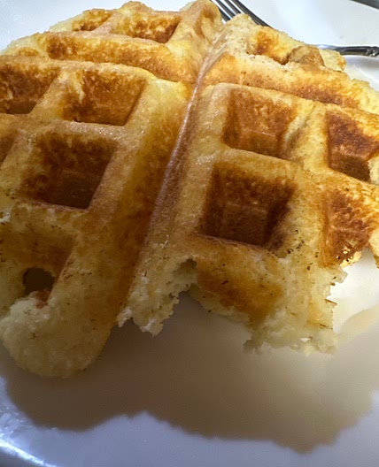 Keto waffles or pancakes