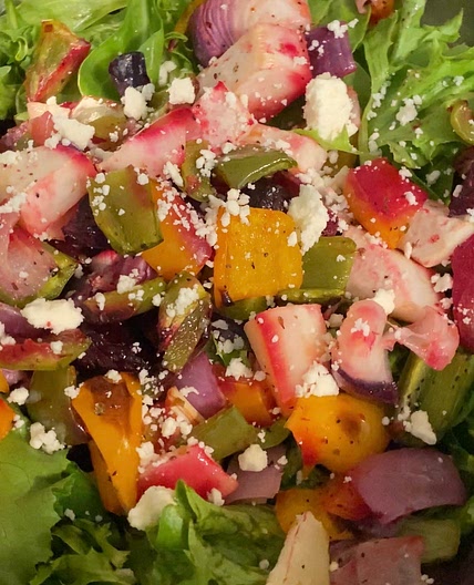 Roasted Vegetable Summer Salad 