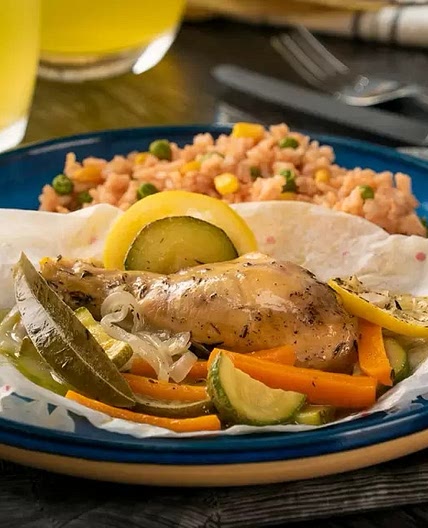 Pollo Empapelado al Limón