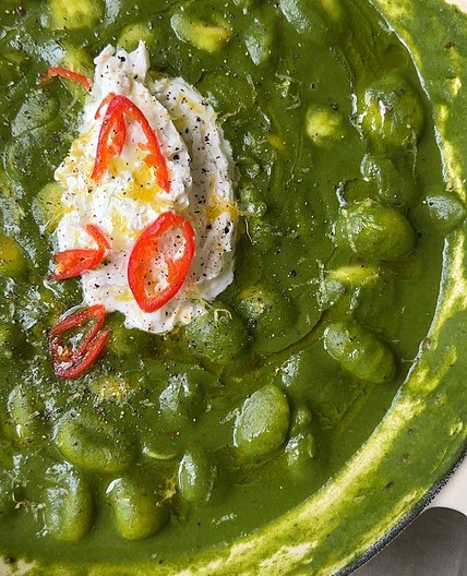 Spinach cannelloni bean gnocchi