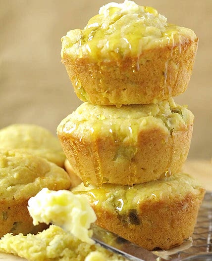 Honey Cornbread Muffins