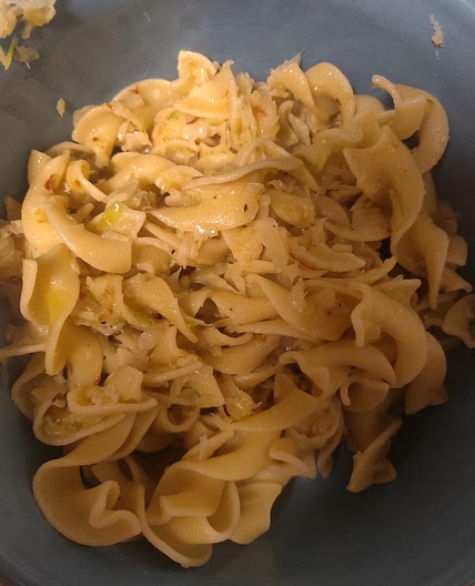 Hungarian cabbage and noodles