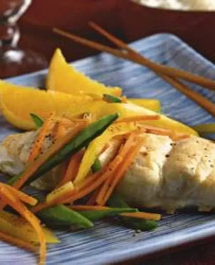 Pescado al Vapor Estilo Asiático