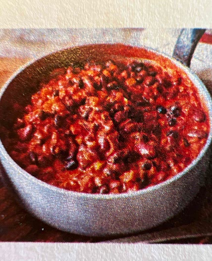 Double bean and roasted pepper chilli