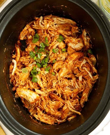 Slow Cooker Honey Barbecue Pulled Chicken