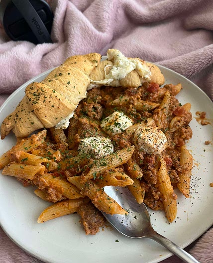 creamy tomato penne pasta