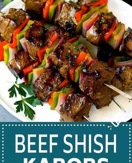 Spicy Beef and Vegetable Kabobs🌶