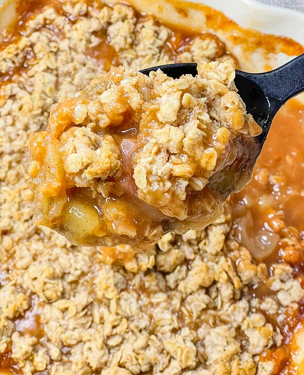 Peach crisp 