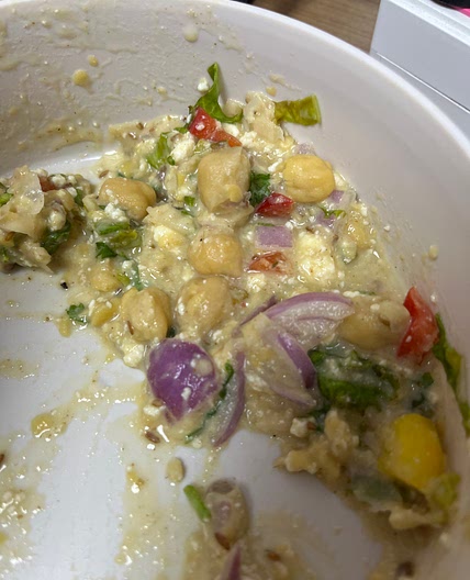 Chickpea salad