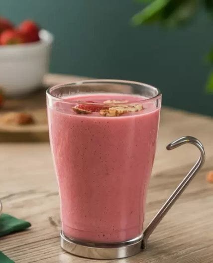 Atole Ligero de Fresa