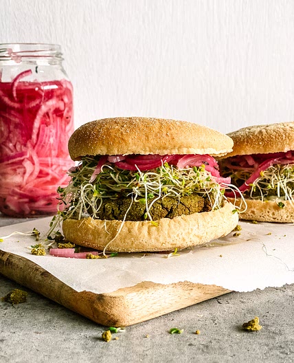 Boosted Falafel Burger