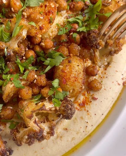 Spiced Roasted Potatoes, Cauliflower & Chickpeas