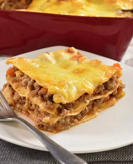 Lasaña con Salsa Boloñesa
