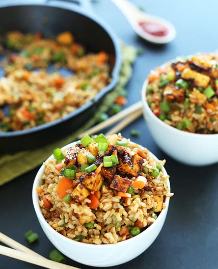 Vegan fried rice