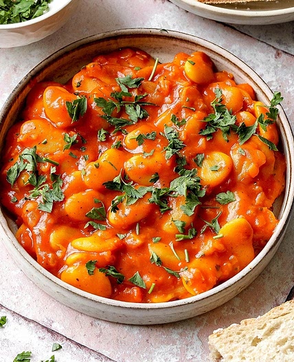 Middle Eastern Butter Bean Stew